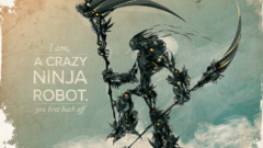 artwork robot Typography