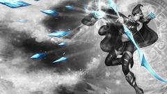 Artwork selective coloring bow