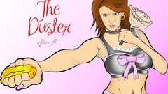 Artwork vectors comic books French maids knuckle duster