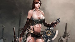 Artwork video games female warriors Divine Soul