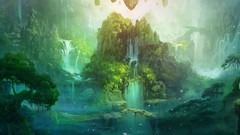 Artwork waterfalls