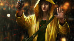Artwork woman rain Grenades