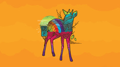 Artwork yellow background colors