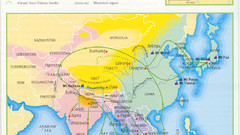 Asia buddhism Map high
