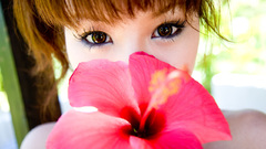 Asian Babe flower girl