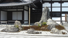 Asian buildings rock architecture