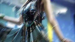 Asians brunettes bangs models photo shoot Korean supermodels 