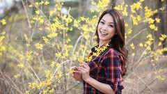 Asians brunettes models Korean Ju Da Ha