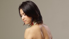 Asians brunettes Simple Background Maria Ozawa naked back