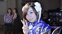 Asians chun-li models Korean Ryu Ji Hye