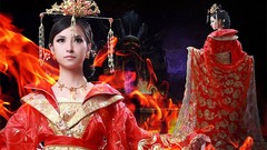 Asians cosplay chinese dress