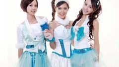 Asians cosplay Simple Background