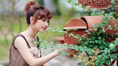 Asians depth of field Viet Nam Cure Girl