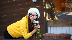 Asians girls with glasses