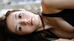 Asians idol black hair gravure Rina Aizawa