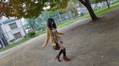 Asians idol models black hair