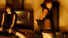 Asians Japanese Girl and Geisha Friend