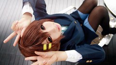 Asians k - on hirasawa yui cosplay moe (anime concept)