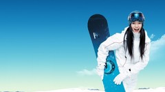 Asians Korean Snowboarding Jeon