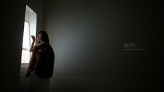 Asians models black hair demons Korean Ryu Ji Hye