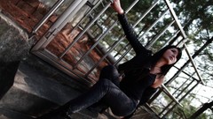 Asians models black hair Korean Cha Seon Hwa