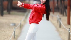 Asians models black hair Korean Cha Seon Hwa