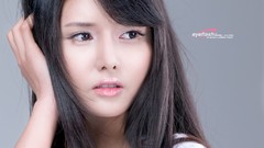 Asians models black hair Korean Cha Seon Hwa