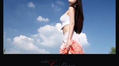 Asians models black hair Lee Eun Seo