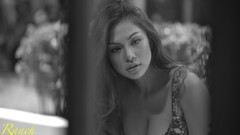 Asians models boobs grayscale Filipino Jahziel Manabat