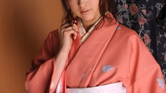 Asians models Japanese clothes