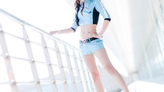 Asians models photo shoot Korean supermodels Hwang Mi Hee