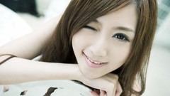 Asians models wink