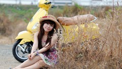 Asians motorbikes Viet Nam