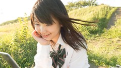 Asians school uniforms bangs models Tsuna