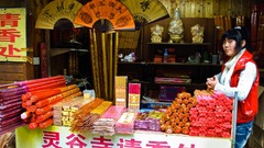 Asians shop incense