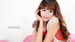 Asians smiling models Korean Lee Eun Hye