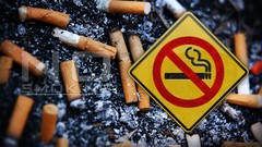 Asphalt Cigarettes smoking