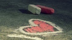Asphalt Hearts chalk
