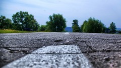 Asphalt roads streets