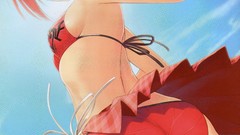 Ass Anime anime girls brown eyes short hair tony taka redheads 