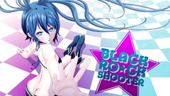 Ass Anime anime girls jets black rock shooter kuroi mato bikini 