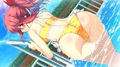 Ass Anime bikini swimming pools