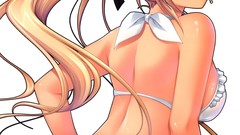 Ass Anime bikini top jeans panties