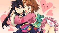 Ass Anime brown kimono k - on wink nakano azusa hirasawa yui 