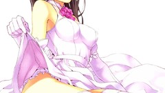 Ass Anime dress stockings anime girls luna skirt lift