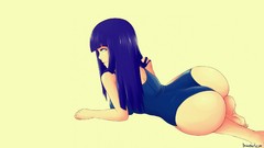 Ass anime girls hyuuga hinata naruto shippuden Simple 