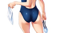 Ass anime girls swimsuits