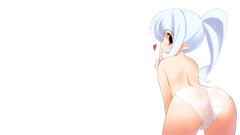Ass anime girls white panties elfen girl