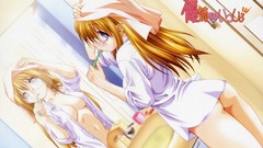 Ass Anime glasses Manga reflections stockings blush anime girls 