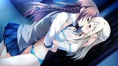 Ass Anime Manga stockings kissing anime girls lingerie uniforms 